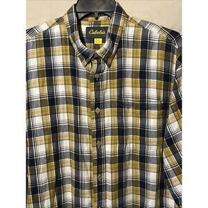 Calbelas Men's 3XL Great Flannel Button Down‎